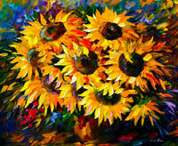 Без бренда «Собранный букет подсолнухов» в Рязани