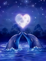 Без бренда «Дельфины под луной вида сердца» в Рязани