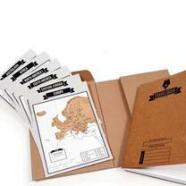 Без бренда «Скретч-карта мира стирающаяся. Карта путешествий» в Рязани