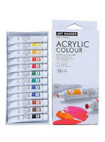 Без бренда «Коробка 48 шт.: Акриловые краски «Две картинки» 12 шт. по 12 мл, проф. пигмент» в Рязани