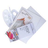 Без бренда «Набор подарочный «Две картинки»: краски акрил 12x12 мл, 2 холста 22x30 на мдф, 10 кистей, мастихин, палитра. Уценка (без упаковки)» в Рязани в интернет-магазине  Без бренда «Набор подарочный «Две картинки»: краски акрил 12x12 мл, 2 холста 22x30 на мдф, 10 кистей, мастихин, палитра. Уценка (без упаковки)» в Рязани