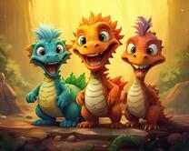 Без бренда «Милые и веселые дракончики» в Рязани