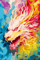 Без бренда «Разноцветный огненный дракон» в Рязани