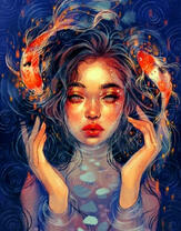 Без бренда «Девушка и карпы кои» в Рязани