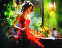 Без бренда «Милая девушка с бокалом шампанского» в Рязани