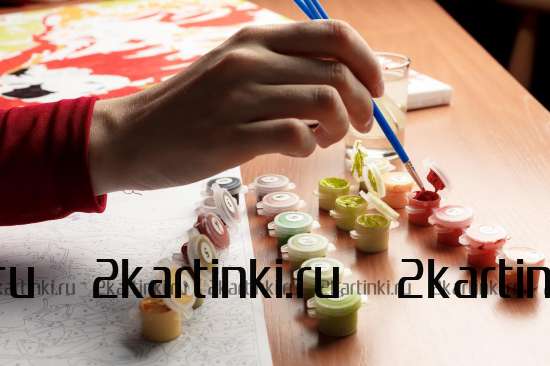 Картина по номерам 40x50 GX42758 Темноглазая девчонка с цветами и птицами в волосах за 320 руб.  в интернет-магазине  Картина по номерам 40x50 Темноглазая девчонка с цветами и птицами в волосах