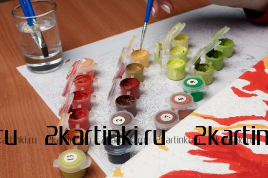 Картина по номерам 40x50 GX42758 Темноглазая девчонка с цветами и птицами в волосах за 320 руб.  в интернет-магазине  Картина по номерам 40x50 Темноглазая девчонка с цветами и птицами в волосах