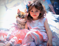 Без бренда «Девочка и пушистая кошечка» в Рязани