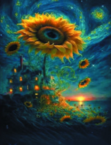 Без бренда «Фэнтези сюжет с подсолнухом» в Рязани в интернет-магазине  Без бренда «Фэнтези сюжет с подсолнухом» в Рязани