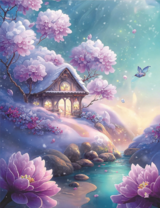 Домик в сказочном лесу