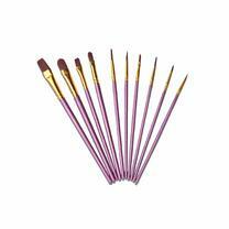 Без бренда «Кисти для рисования набор (10 шт) сиреневые» в Рязани