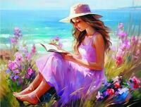 Без бренда «Девочка читает на берегу» в Рязани